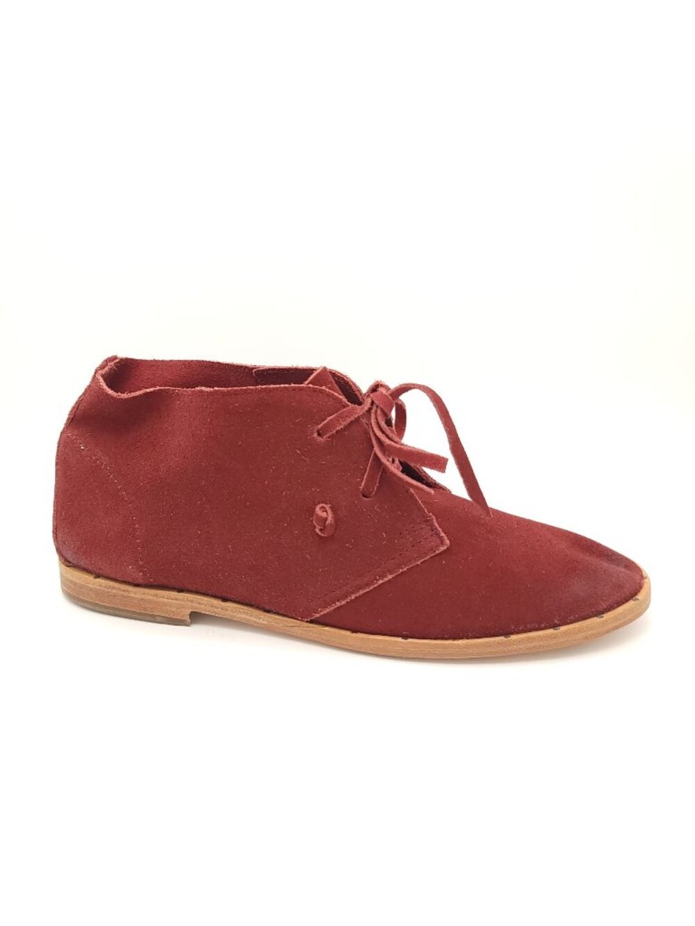NEW Beek Two Birds Bunting Chukka Burgundy Red Suede Hipster Boho Womens 9.5